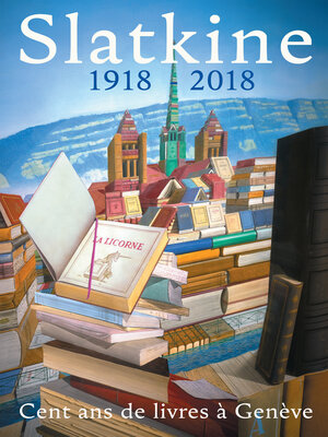 cover image of Slatkine--1918-2018